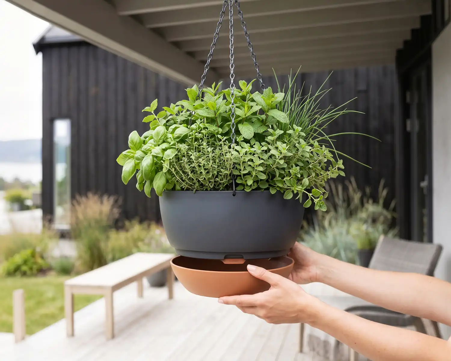 Self-Watering Hanging Planter - Image 2